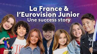 La success story entre lEUROVISION JUNIOR et la France [upl. by Emersen]