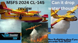 Firefighting plane for Microsoft flight simulator review [upl. by Nnaeerb]