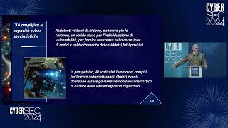 CyberSec2024 Intervento di Giovanni Gagliano Gen Div Capo Stato Maggiore della Difesa [upl. by Whalen]