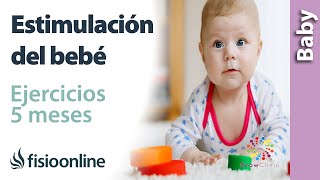 5 ejercicios para ESTIMULAR a mi BEBÉ de 5 MESES [upl. by Murton]