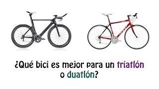 ¿Qué tipo de bici se ha de usar en triatlón o duatlón [upl. by Murrell]