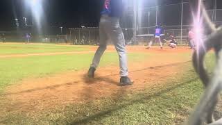 Hit 12 of the game both off high school pitchers [upl. by Kobe851]