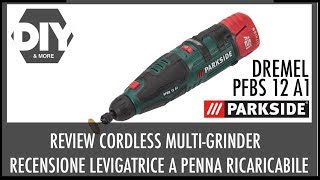 REVIEW CORDLESS MULTIGRINDER PARKSIDE PFBS 12 A1RECENSIONE LEVIGATRICE A PENNA PARKSIDE [upl. by Iams]