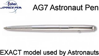 Original Astronaut Pen review  Fisher Space Pen AG7 [upl. by Perri]