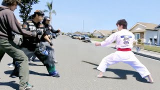 Taekwondo Master vs Bullies  Taekwondo in the Street [upl. by Ardnoed493]