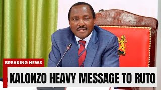 STATEHOUSE SHOWDOWN KALONZO MUSYOKA DROPS TERRIFYING WARNING TO RUTO [upl. by Nolitta]