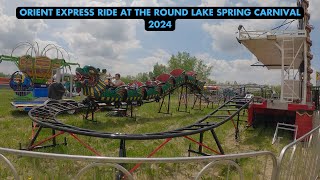 Orient Express Ride At The Round Lake Spring Carnival 2024 [upl. by Abehsat284]