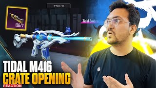 M416 MAX TIDAL CRATE OPENING REACTION🔥  BGMI  PUBG MOBILE [upl. by Nea]