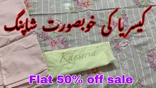 Kayseria flat 50 off sale shopping haul [upl. by Urban]