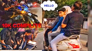 10K SUBSCRIBE COMPILITE ☺️HARDIK Bhai ka BikerRock21 HardikRiderVlogsuratrider automob 😊🏍️🏍️ [upl. by Penelopa207]