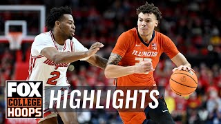 No 14 Illinois Fighting Illini vs Maryland Terrapins Highlights  CBB on FOX [upl. by Attekram]