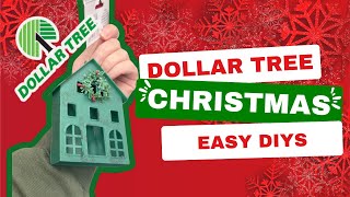 6 Easy Dollar Tree Christmas DIYs Youre Going to Want to Try [upl. by Yadrahs766]