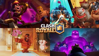 Todas las mejores Animaciones de CLASH ROYALE [upl. by Rog10]