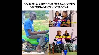 Goliath wa Bungoma the main video vixen in a Kenyan love song [upl. by Aivatnuhs272]