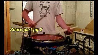 Snare part to Jig 2 drumline [upl. by Yug]