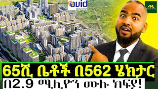 በ290ሺ ቅድመ ክፍያ ብቻ የቤት ባለቤት ይሁኑ  በኢትዮጲያ ትልቁ ከተማ  Ovid Real Estate [upl. by Alfredo781]