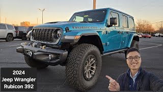 2024 Jeep Wrangler Rubicon 392 in RARE Bikini pearl coat Now ONLY 80K 🔥 [upl. by Des]