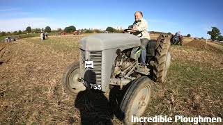 1950 Ferguson TED20 21 Litre 4Cyl Petrol  TVO Tractor 26 HP with Ferguson Plough [upl. by Bertolde]