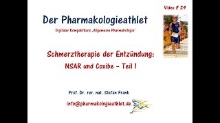 Schmerztherapie der Entzündung NSAR und Coxibe  Teil 1 [upl. by Onitsuj468]