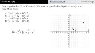 Zadanie 20  Arkusz maturalny III [upl. by Owain566]