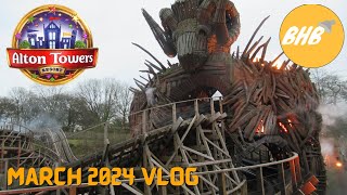 Alton Towers Resort  March 2024 vlog [upl. by Vaclava330]