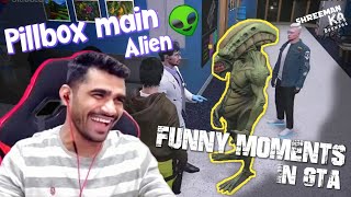 Ye Alien kahaa se aa gya  Pillbox main alien  Mufasa ghansham funny moments in gta rp [upl. by Ttezzil]