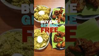 Offer buy1get1 biriyani or kabab free biryani kabab unlimited reels food nonveg chicken [upl. by Nitnerb382]