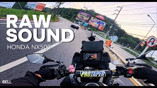 NX500 เสียงเครื่อง  ท่อเดิม  RAW SOUND Exhaust Sound [upl. by Jacobba823]