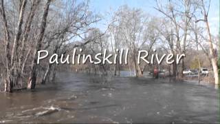 Blairstown NJ Paulins Kill River Flood  March 7 2011 [upl. by Gratianna]