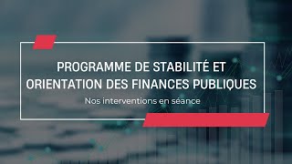 Débat sur sur le programme de stabilité et lorientation des finances publiques [upl. by Melodie]