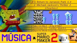 TEMAZOS MUSICALES 🎵 con Dificultad PODEROSA 🎶  Super Mario Maker 2  ZetaSSJ [upl. by Yekcim265]