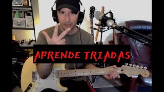 Aprende a usar las triadas en la guitarra [upl. by Salomon]