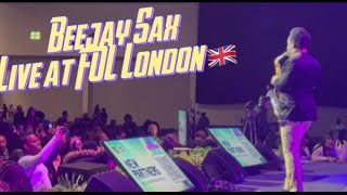 BEEJAY SAX LIVE AT FESTIVAL OF LIFE FOL LONDON 2024 [upl. by Gaile]