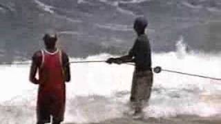 THE GAMBIA FISHERMEN ON THE BEACH [upl. by Assej]