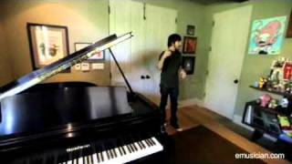 Emusiciancom Mike Shinoda in his homestudio pt1 [upl. by Hope]