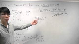 Inferring a Continuous Random Variable from a Discrete Measurement [upl. by Hull]