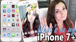 Whats On My iPhone 7 Plus Playing with SnapChat Filters amp Review [upl. by Aittam783]