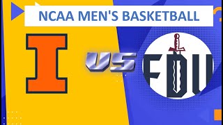 Fairleigh Dickinson vs Illinois  2023 NCAA MENS BASKETBALL LIVE SCORE [upl. by Norehs]