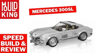 MOULD KING 27037 MERCEDES BENZ 300SL LEGO SPEED CHAMPION SCALE KIT UNBOXING SPEED BUILD amp REVIEW [upl. by Lorn]