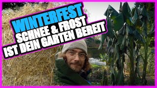 Garten fit für den Winter So gehts Jetzt winterfest machen amp Bananen in Deutschland überwintern [upl. by Macpherson]