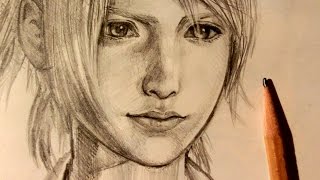 ASMR  Drawing 4  Lunafreya Request [upl. by Arul]