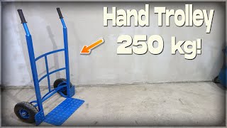 DIY  Hand Trolley HeavyDuty Capacity 250kg [upl. by Ahsilla]