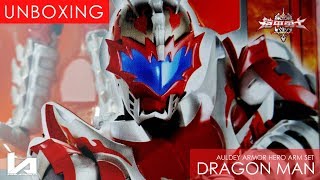 UNBOXING AULDEY ARMOR HERO ARM SET DRAGON MAN [upl. by Atikahc]