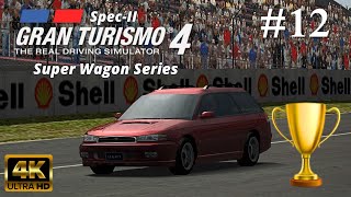 Gran Turismo 4 Spec II Mod4K60  Part 12  Super Wagon Series Beginner [upl. by Kolk]