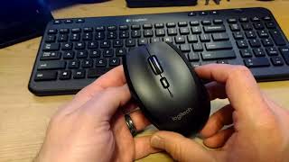 Logitech Unifying M705 Marathon Mouse Unboxing and Review [upl. by Warring]