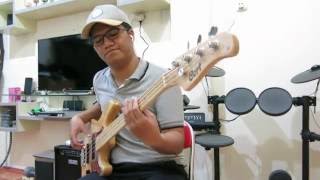 One Direction  History Live  Bass Cover [upl. by Anaibib]