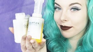 FRISEURIN testet OLAPLEX bei BLONDIERTEN  BUNTEN HAAREN  Langzeit Review [upl. by Sregor]