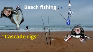 Beach Fishing Aberdeenshire trying out cascade rigs for the 1st time to see how well they do 🎣 [upl. by Rocky]