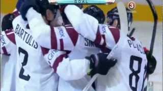 Latvia vs Germany IIHF 2012 [upl. by Ohara]