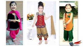 Little Girls Punjabi Suit Designs  Designer Salwar Suit For Kids [upl. by Halfdan87]